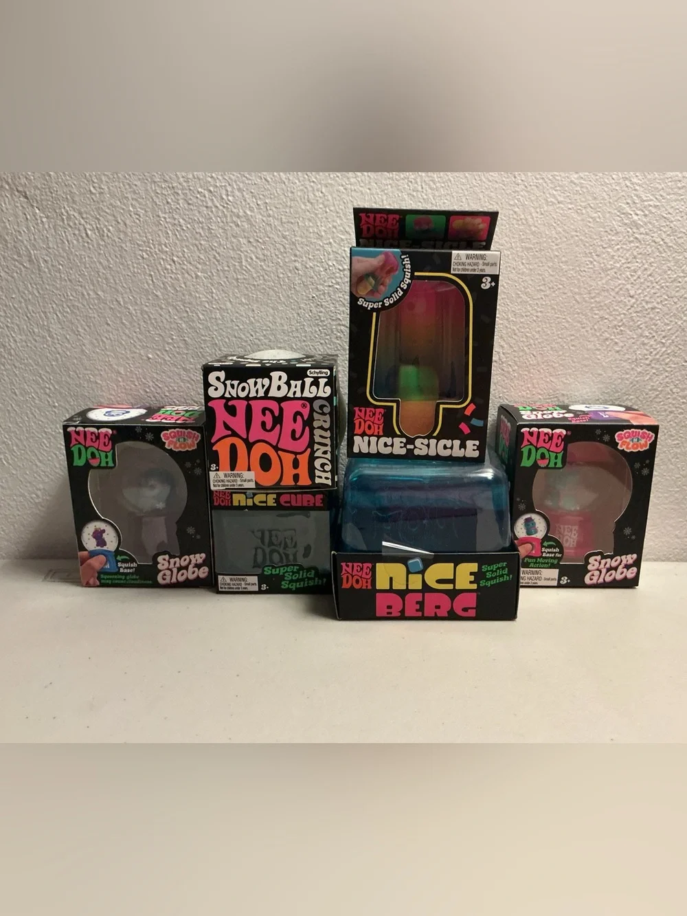 Nee Doh Nice Berg Blue Kids Sensory Squishy Toy